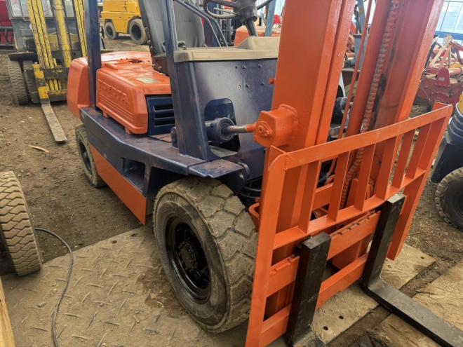 フォークリフト全塗装済！トヨタ 3FGL25 2.5トン ガソリン 