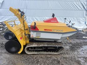 除雪機　部分塗装済！コバシ ST3000 30馬力ディーゼル 2段オーガ