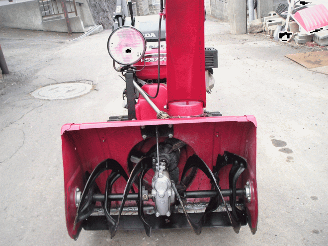 除雪機ホンダ　７馬力除雪機　ＨＳＳ－760　オーガ上下ハンド式　整備済み　即使用可