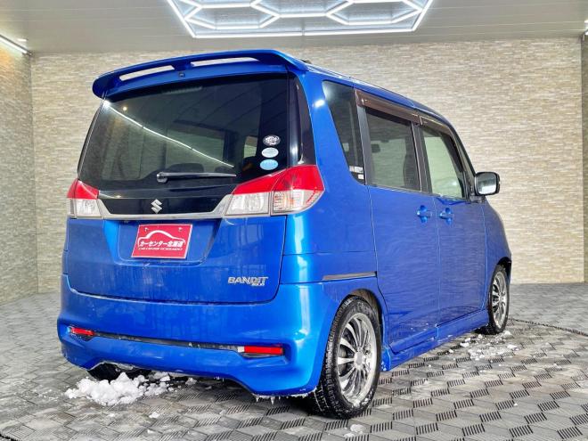 ソリオ1.2バンディット 4WD 5年保証 スマキー 両側パワスラ ナビTV Bカメラ 寒冷地仕様 禁煙 車検整備2年付