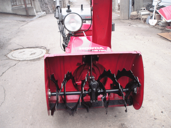 除雪機ホンダ　７馬力除雪機　ＨＳ－760　オーガ上下ハンド式　２段シューター　整備済み　即使用可