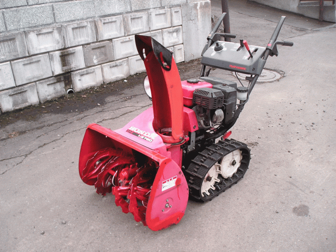 除雪機ホンダ　７馬力除雪機　ＨＳ－760　オーガ上下ペダル式　整備済み　即使用可