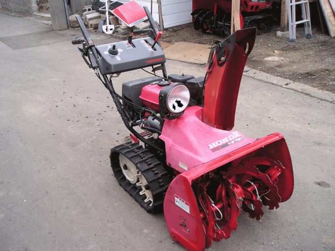 除雪機ホンダ　７馬力除雪機　ＨＳ－760　オーガ上下ペダル式　整備済み　即使用可