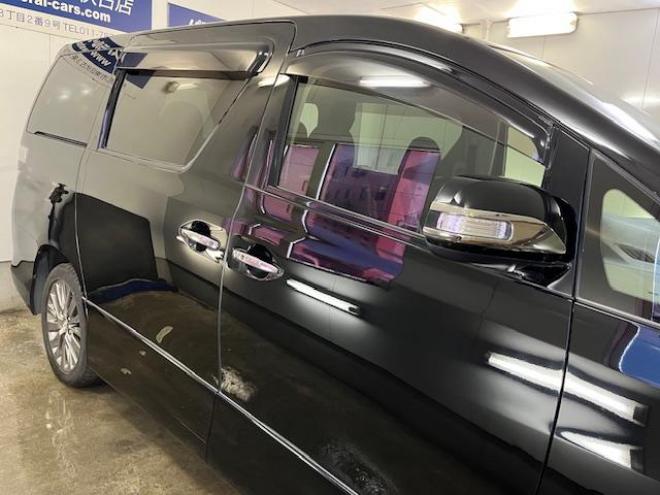 ヴェルファイア２．４Ｚ　ゴールデンアイズ　後期型　禁煙車　両側パワースライドドア　パワーバックドア　純正ハーフレザーシート　純正１８インチＡＷ　社外１６ＡＷ＋スタッドレスタイヤ付　ＨＩＤヘッドライト　クルーズコントロール　前後ソナー　ＥＴＣ 4WD 2400 5Dr