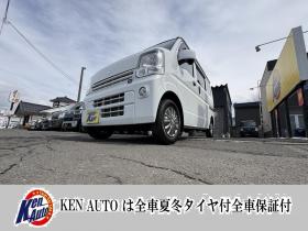 エブリィ　EVERY VAN 4WD JION TURBO寒冷地仕様　リアヒーター　本州仕入　フォグランプ　DVDプレイヤー　バイザー　アルミ　エンジンオイル交換　スタットレス付　全磨き済み 4WD 660 ５Dr