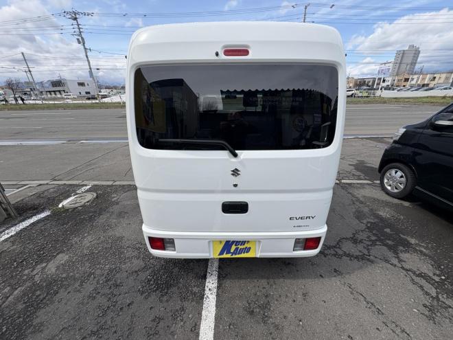 エブリィEVERY VAN 4WD JION TURBO寒冷地仕様　リアヒーター　本州仕入　フォグランプ　DVDプレイヤー　バイザー　アルミ　エンジンオイル交換　スタットレス付　全磨き済み 4WD 660 ５Dr