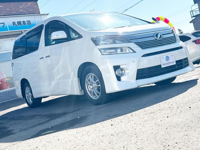 ヴェルファイア2.4Z 4WD　ローンが不安な方＜優遇ローン＞　本州仕入　後期型　純正SDナビ　後席モニター 4WD 2400 5Dr