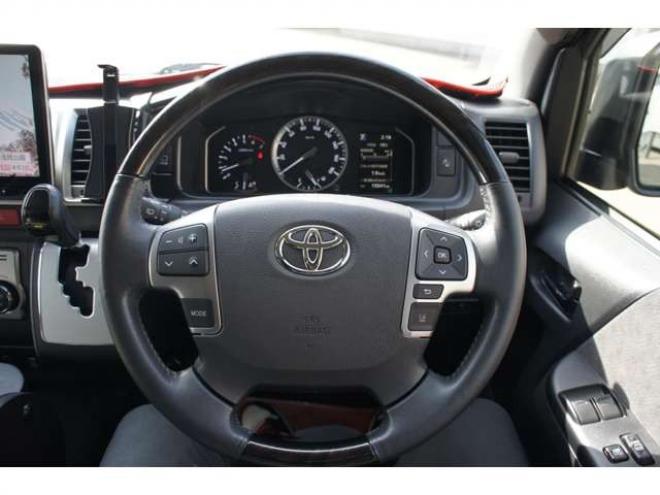 ハイエース2.7 GL ロング ミドルルーフ 4WD　IFUU製3列目対面ラウンジベッドIF-WB8フルフラットベットラウンジ展開 アルパインBIG-X　フリップダウンモニター センターコンソール 415COBRA　F/S/R/ルーフスポイラー/フェンダー/18インチAW 2700