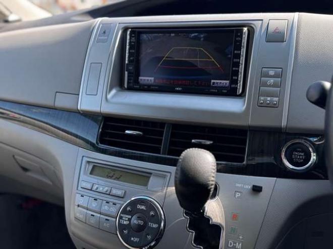 エスティマ2.4 アエラス 4WD　スマートキー・プッシュスタート・HDDナビ・フルセグTV・バックカメラ・ETC・ワイパーデアイサー・キセノンヘッドライト・リアエアコン・電動格納ミラー・両側スライドドア 2400