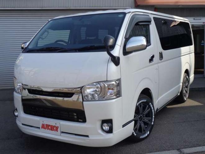 ハイエースバン3.0 スーパーGL ダークプライム ロングボディ ディーゼルターボ 4WD　スマートキー　社外ナビ　バックカメラ　フルセグ　Bluetooth 3000