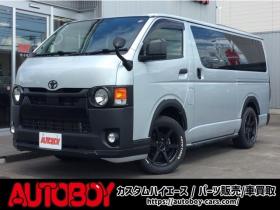 ハイエースバン　2.8 DX ロング GLパッケージ ディーゼルターボ 4WD　キーレス　両側スライドドア　フロントフォグランプ　衝突被害軽減システム　車線逸脱防止　横滑り防止装置　パワーヒート　オートマチックハイビーム　バックカメラ　メモリナビ　フルセグTV　　電動格納ミラー 2800