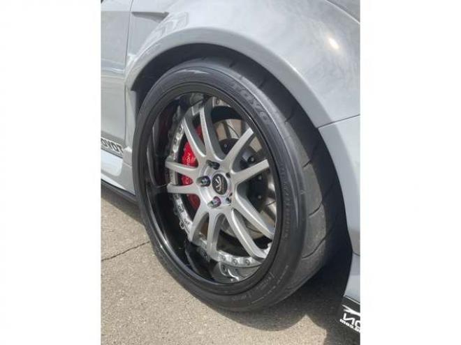 レヴォーグ2.0 STI スポーツ アイサイト 4WD　東京オートサロン2020受賞車　フロント片側60mmワイド　リア片側85mmワイド　ナルドグレー全塗装　BRIDEセミバケットシート　WRX後期Fバンパー　フロント6POTキャリパー　CUSCO製車高調　車幅公認済み 2000