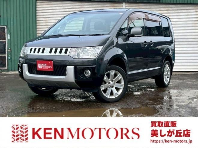 デリカD：5 2.4 G パワーパッケージ 4WD　ETC　アルパインBIGナビ　バックカメラ　両側電動スライドドア　パワステ　パワーウィンドウ　純正アルミ　クルーズコントロール　エアコン　キーレスエントリー　横滑り防止装置　盗難防止装置　3列シート 2400