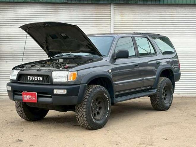 ハイラックスサーフ2.7 SSR-X Vセレクション 4WD　社外ナビ　バックカメラ　社外アルミホイール　エアコン　リフトアップ　パワステ　パワーウィンドウ　キーレスエントリー　ETC　ABS　ルーフレール 2700