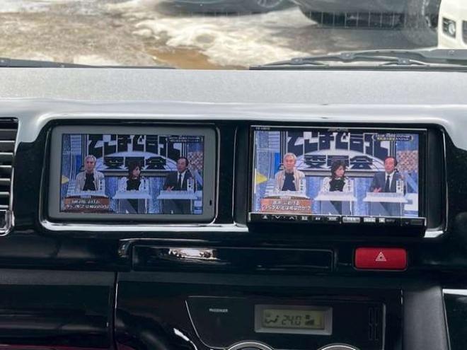 ハイエース2.7 GL ロング ミドルルーフ 4WD　10人乗り　パワステ　パワーウィンドウ　エアコン　社外ナビ　後席モニター　キーレスエントリー　片側スライドドア　盗難防止装置　フロントモデリスタ 2700