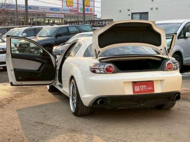 RX-8ロータリーエンジン40周年記念車　200台限定者　6速MT　マツダスピード　ETC　マフラーフジツボ　エンジンオーバーホール済　パワステ　パワーウィンドウ　社外アルミホイール　ABS　エアコン　盗難防止装置　電動シート 2WD 1300