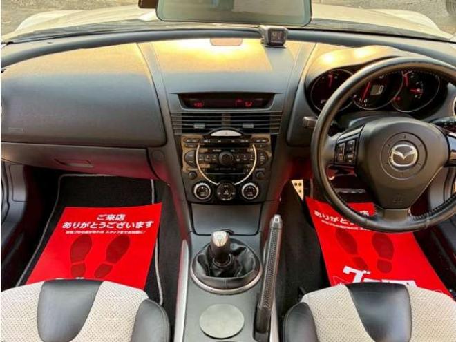 RX-8ロータリーエンジン40周年記念車　200台限定者　6速MT　マツダスピード　ETC　マフラーフジツボ　エンジンオーバーホール済　パワステ　パワーウィンドウ　社外アルミホイール　ABS　エアコン　盗難防止装置　電動シート 2WD 1300