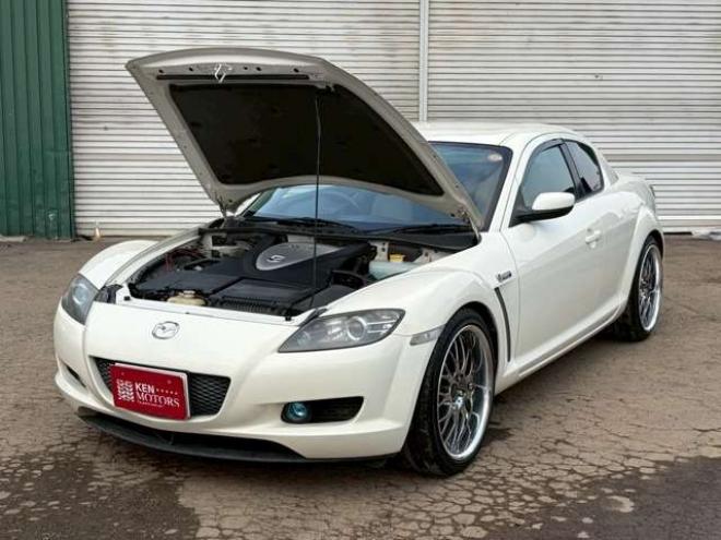 RX-8ロータリーエンジン40周年記念車　200台限定者　6速MT　マツダスピード　ETC　マフラーフジツボ　エンジンオーバーホール済　パワステ　パワーウィンドウ　社外アルミホイール　ABS　エアコン　盗難防止装置　電動シート 2WD 1300