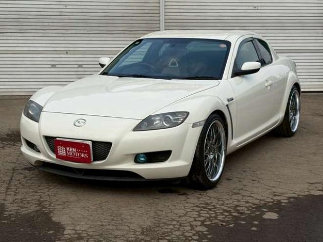 RX-8ロータリーエンジン40周年記念車　200台限定者　6速MT　マツダスピード　ETC　マフラーフジツボ　エンジンオーバーホール済　パワステ　パワーウィンドウ　社外アルミホイール　ABS　エアコン　盗難防止装置　電動シート 2WD 1300
