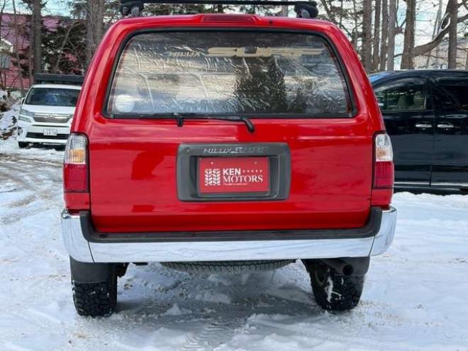 ハイラックスサーフ2.7 SSR-X 4WD　リフトアップ　全塗装済レッド　社外ナビ　ETC　パワステ　パワーウィンドウ　ABS　キーレスエントリー　ルーフレール　サンルーフ 2700