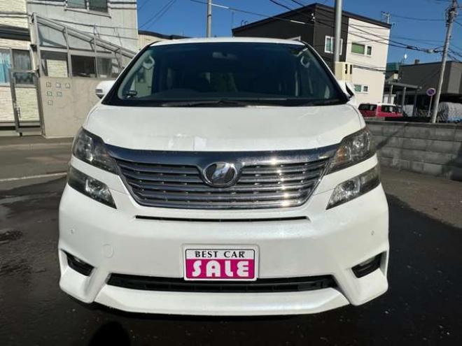 ヴェルファイア2.4 Z プラチナセレクション 4WD　両側パワースライドドア　HDDナビ　フルセグTV　バックモニター　プッシュスタート　横滑り防止装置　コーナーセンサー　パワーバックドア　純正アルミホイール　純正エンンジンスターター 2400