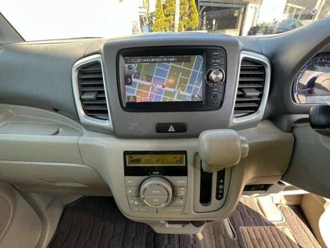 フレアワゴンXS 4WD　片側パワースライドドア　Bluetooth　ワンセグTV　ナビ　アイドリングストップ　ビルトインETC　USB　バックモニター　シートヒーター　プッシュスタート　社外アルミホイール冬 660