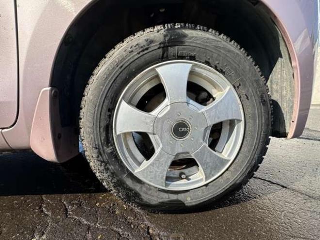 フレアワゴンXS 4WD　片側パワースライドドア　Bluetooth　ワンセグTV　ナビ　アイドリングストップ　ビルトインETC　USB　バックモニター　シートヒーター　プッシュスタート　社外アルミホイール冬 660