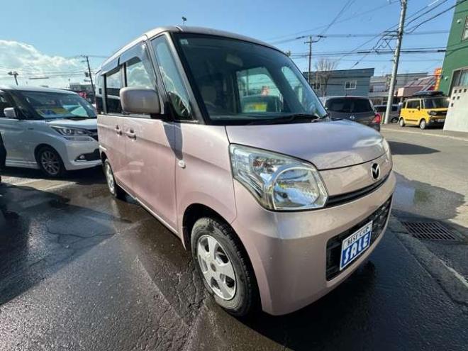 フレアワゴンXS 4WD　片側パワースライドドア　Bluetooth　ワンセグTV　ナビ　アイドリングストップ　ビルトインETC　USB　バックモニター　シートヒーター　プッシュスタート　社外アルミホイール冬 660