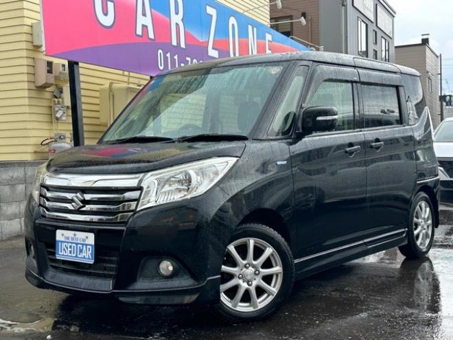 ソリオ1.2 ハイブリッド MZ 4WD　両側パワースライドドア　SDナビ　Bluetooth　地デジ　アイドリングストップ　横滑り防止装置　前席シートヒーター　インテリキー　社外アルミホイール冬　純正アルミホイール夏 1200