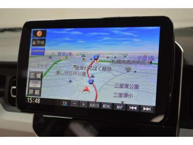 イグニス1.2 ハイブリッド MZ 4WD　ワンオーナー車ハイブリッド4WDセーフティサポート搭載アイドリングストップパドルシフト8インチナビTVドライブレコーダーETCハイビームアシストLEDクルーズコントロール 1200