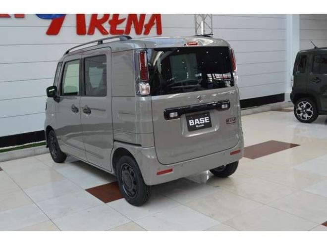 スペーシアベースXF 4WD　届出済未使用車4WDセーフティサポート搭載デュアルセンサーブレーキサポート後退時ブレーキサポート横滑り防止装置アダプティブクルーズコントロールLEDライト右側オートスライドドア 660