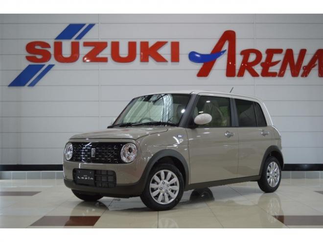 ラパンハイブリッド X 4WD　ハイブリッド4WDセーフティサポート搭載スズキコネクト対応通信機装着車アイドリングストップ全方位モニター用カメラパッケージハイビームアシストLEDライト 登録済未使用車 660