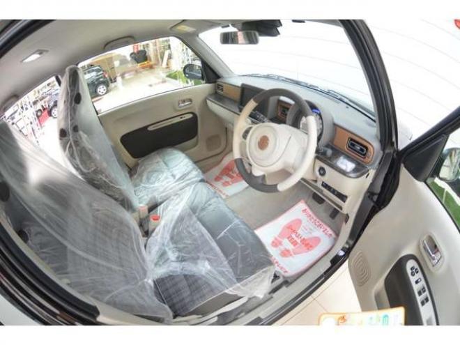 ラパンLC 660 ハイブリッド X 4WD　ハイブリット4WD全方位モニタ用カメラパッケージセーフティサポート搭載スズキコネクト対応機装着車ハイビームアシストLEDライト横滑り防止装置シートヒーター 登録済未使用車 660