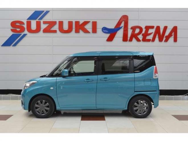 ソリオ1.2 G 4WD　ワンオーナー車4WD左オートスライドドア横滑り防止装置ドライブレコーダー社外14インチアルミ新品シートヒータースマートキー社外エンジンスターター 1200