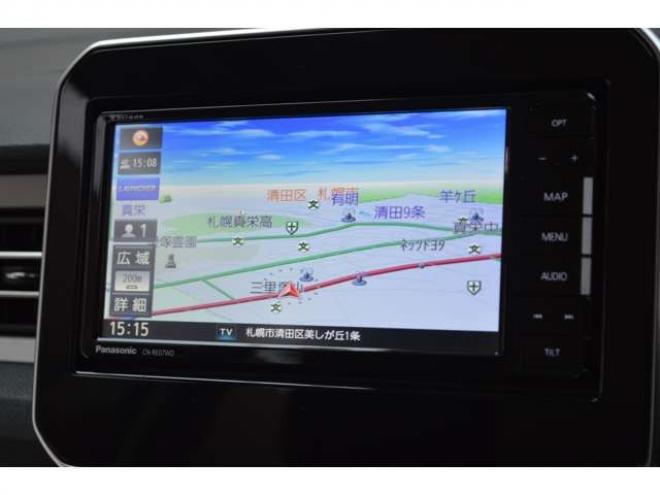 イグニス1.2 ハイブリッド MF 4WD　ワンオーナー車ハイブリッド4WDセーフティサポート搭載アイドリングストップ全方位モニターカメラ付ナビTVバックカメラETCハイビームアシストLEDライトドライブレコーダー 1200