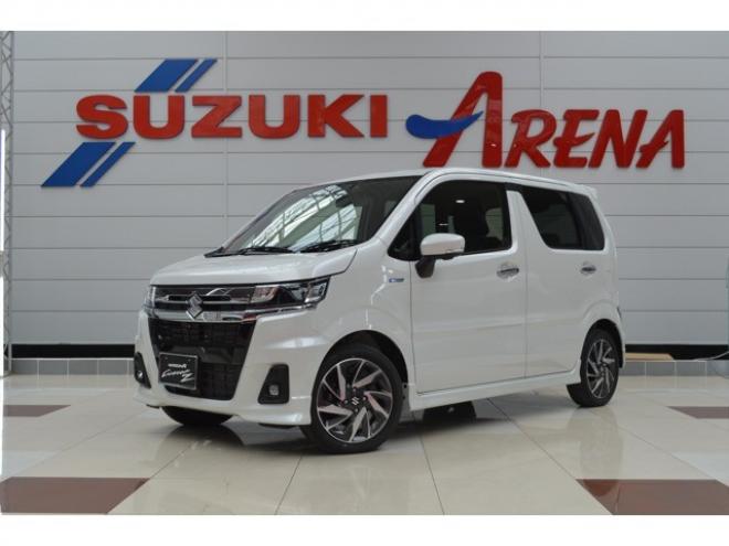 ワゴンRカスタムZ ハイブリッド ZT 4WD　ワンオーナー車ハイブリッド4WDターボセーフティサポート搭載パドルシフト全方位モニターカメラパッケージアイドリングストップLEDアダプティブクルーズコントロールヘッドアップディスプレイ 660