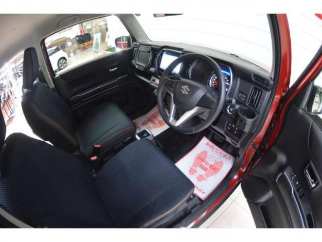 ハスラーJスタイル 4WD　ワンオーナー特別仕様車ハイブリッド4WDセーフティサポート搭載アイドリングストップ全方位モニター付9インチナビTVバックカメラハイビームアシストLEDライト 660