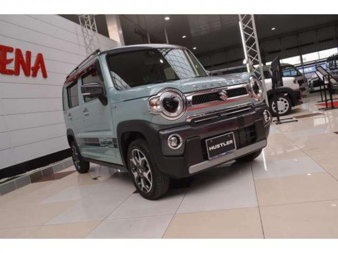ハスラーJスタイルII ターボ 4WD　ワンオーナー特別仕様車ハイブリッド4WDターボセーフティサポート搭載横滑り全方位モニター付9インチナビTVバックカメラ横滑り防止装置ハイビームアシストLEDビルトインETCアダプティブクルーズコントロール 660