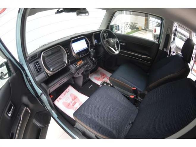 ハスラーJスタイルII ターボ 4WD　ワンオーナー特別仕様車ハイブリッド4WDターボセーフティサポート搭載横滑り全方位モニター付9インチナビTVバックカメラ横滑り防止装置ハイビームアシストLEDビルトインETCアダプティブクルーズコントロール 660