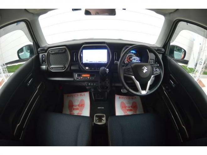 ハスラーJスタイルII ターボ 4WD　ワンオーナー特別仕様車ハイブリッド4WDターボセーフティサポート搭載横滑り全方位モニター付9インチナビTVバックカメラ横滑り防止装置ハイビームアシストLEDビルトインETCアダプティブクルーズコントロール 660