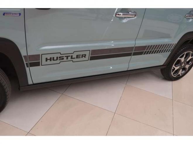 ハスラーJスタイルII ターボ 4WD　ワンオーナー特別仕様車ハイブリッド4WDターボセーフティサポート搭載横滑り全方位モニター付9インチナビTVバックカメラ横滑り防止装置ハイビームアシストLEDビルトインETCアダプティブクルーズコントロール 660