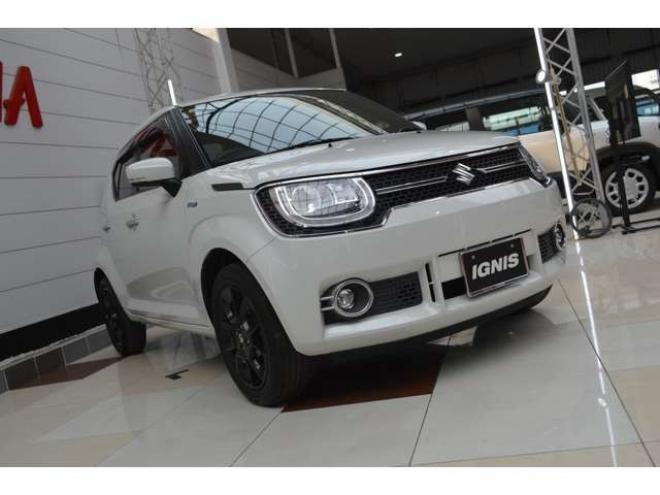 イグニス1.2 ハイブリッド MZ 4WD　ワンオーナー車ハイブリッド4WDセーフティサポート搭載アイドリングストップパドルシフト8インチナビTVバックカメラハイビームアシストLEDクルーズコントロールルーフエンドスポイラー 1200