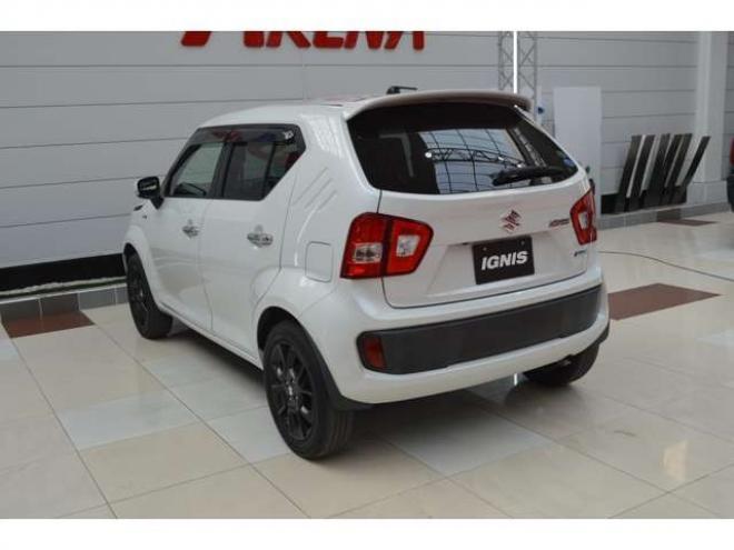 イグニス1.2 ハイブリッド MZ 4WD　ワンオーナー車ハイブリッド4WDセーフティサポート搭載アイドリングストップパドルシフト8インチナビTVバックカメラハイビームアシストLEDクルーズコントロールルーフエンドスポイラー 1200