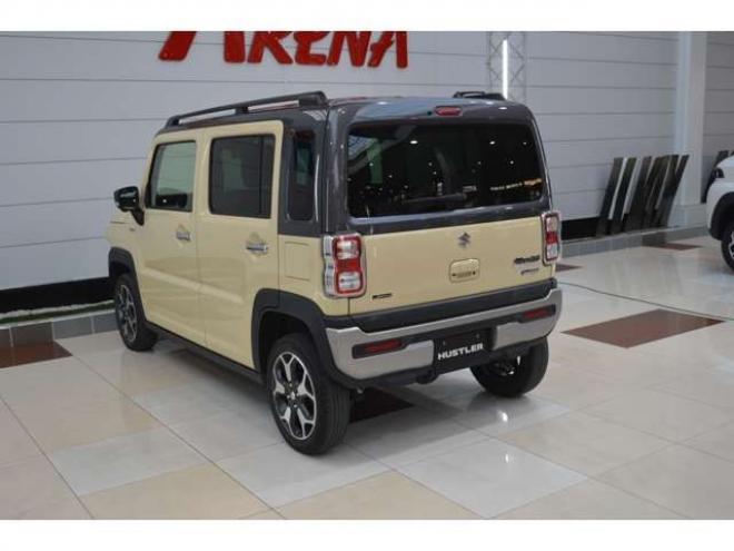 ハスラーJスタイル 4WD　ワンオーナー特別仕様車ハイブリッド4WDセーフティサポート搭載横滑り全方位モニター付9インチナビTVバックカメラ横滑り防止装置ハイビームアシストLEDビルトインETC 660