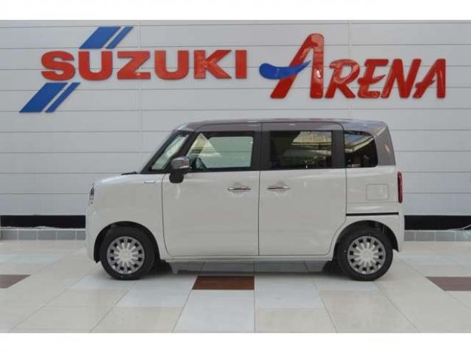 ワゴンRスマイルハイブリッド X 4WD　ハイブリッド4WDセーフティサポート搭載スズキコネクト対応通信機装着車アイドリングストップ両側オートスライドドア全方位モニター付9インチナビTVバックカメラアダプティブクルーズコントロールLEDライト 登録済未使用車 660