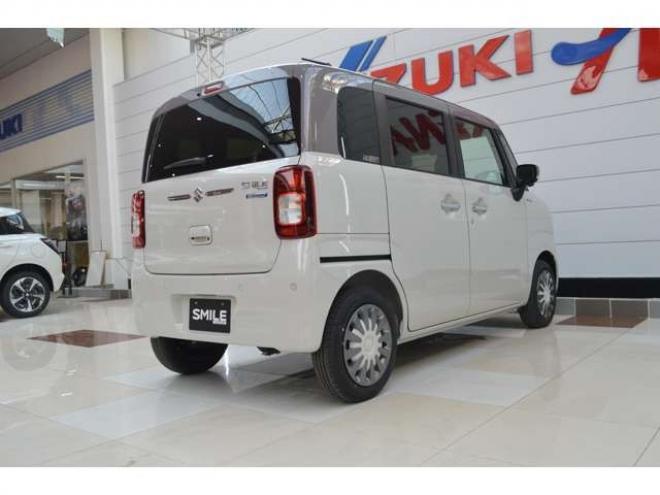 ワゴンRスマイルハイブリッド X 4WD　ハイブリッド4WDセーフティサポート搭載スズキコネクト対応通信機装着車アイドリングストップ両側オートスライドドア全方位モニター付9インチナビTVバックカメラアダプティブクルーズコントロールLEDライト 登録済未使用車 660