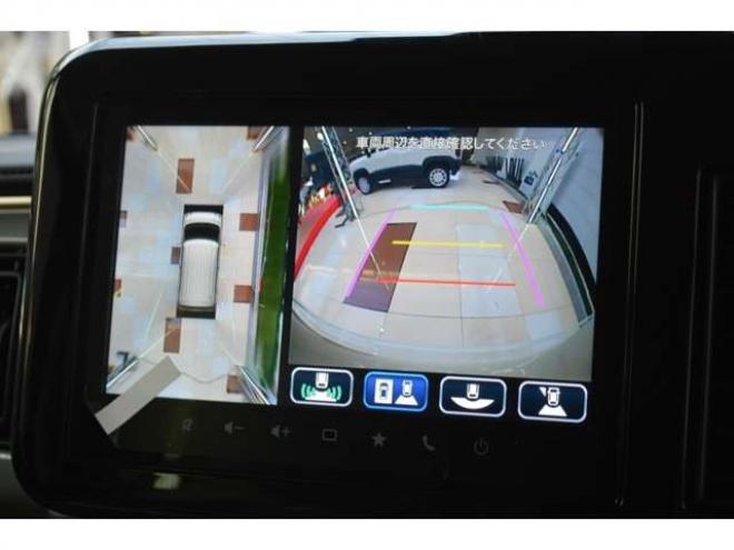 ワゴンRスマイルハイブリッド X 4WD　ハイブリッド4WDセーフティサポート搭載スズキコネクト対応通信機装着車アイドリングストップ両側オートスライドドア全方位モニター付9インチナビTVバックカメラアダプティブクルーズコントロールLEDライト 登録済未使用車 660