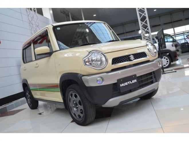 ハスラーG 4WD　ワンオーナー車5速マニュアル4WDアイドリングストップ横滑り防止装置7インチワイドナビTVバックカメラETCシートヒーター 660