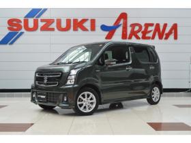 ワゴンR　スティングレー ハイブリッド X 4WD　ワンオーナー車ハイブリッド4WDセーフティサポート搭載アイドリングストップ全方位モニター8インチナビTVハイビームアシスト付LEDライトETC横滑り防止装置ヘッドアップディスプレイ 660