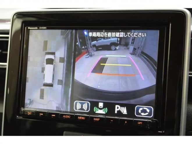 ワゴンRスティングレー ハイブリッド X 4WD　ワンオーナー車ハイブリッド4WDセーフティサポート搭載アイドリングストップ全方位モニター8インチナビTVハイビームアシスト付LEDライトETC横滑り防止装置ヘッドアップディスプレイ 660